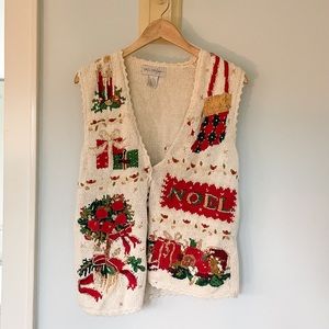 Ugly Holiday sweater vest
